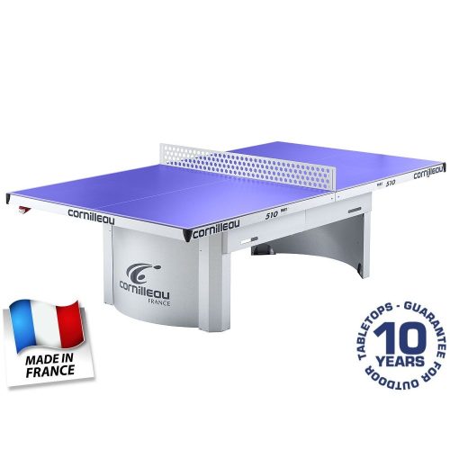 Cornilleau Pro 510 Mat Top Outdoor kültéri közösségi pingpong asztal KÉK