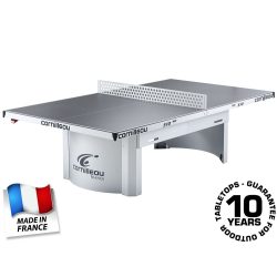   Cornilleau Pro 510 Mat Top Outdoor kültéri közösségi pingpong asztal SZÜRKE