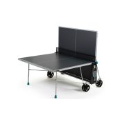 Cornilleau 100X Outdoor SZÜRKE kültéri időjárásálló pingpong asztal családi komplett kiegészítő felszerelés csomaggal - Ingyenes házhozszállítással