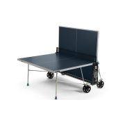 Cornilleau 100X Outdoor KÉK kültéri időjárásálló pingpong asztal családi komplett kiegészítő felszerelés csomaggal - Ingyenes házhozszállítással